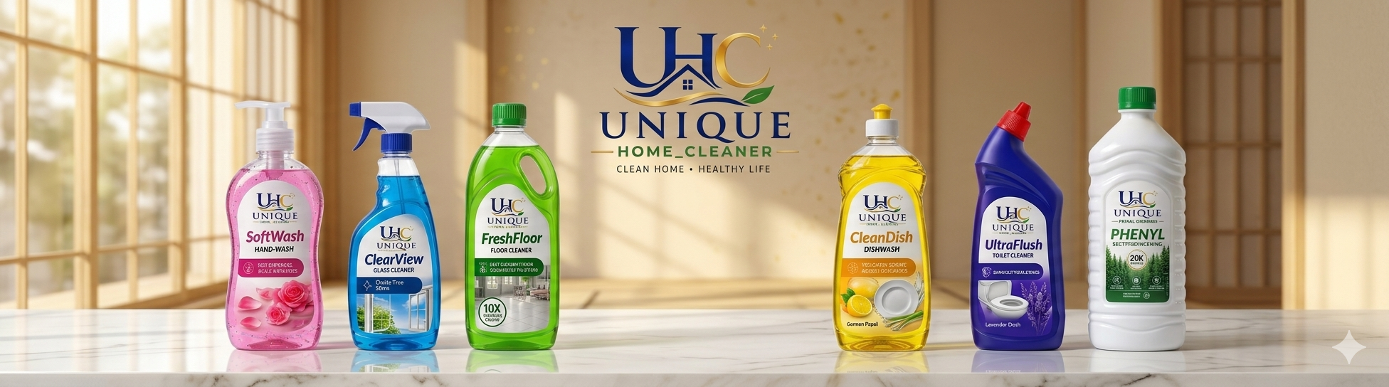 Unique Home Cleaner Products Collection